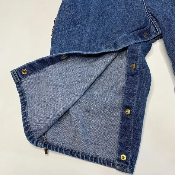 Oshkosh B'gosh Vestbak Size 24M Pants Overalls Cowboy Western Style Denim Jeans - Picture 9 of 12